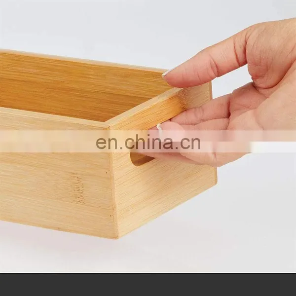 New Design Multi-purpose High Quality Simple Luxury Kitchen Bamboo Storage Holder photo-4