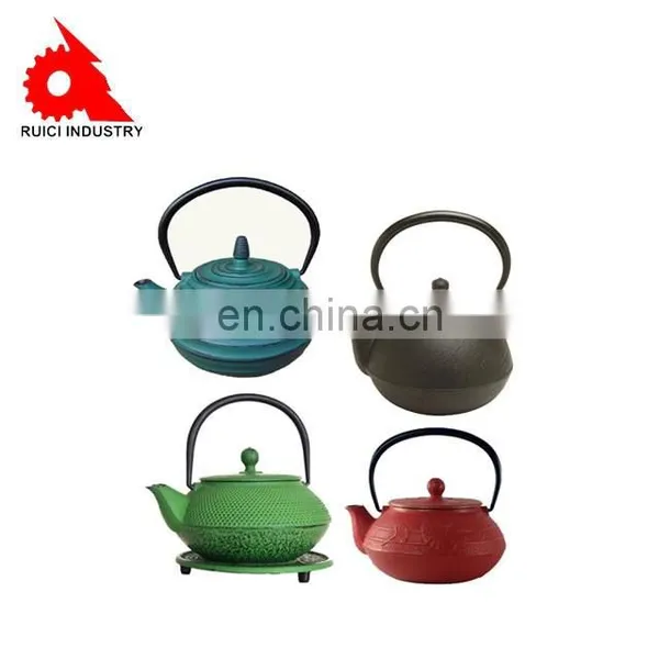 0.6L Enamel Japanese Cast Iron Ceramic Teapot photo-3