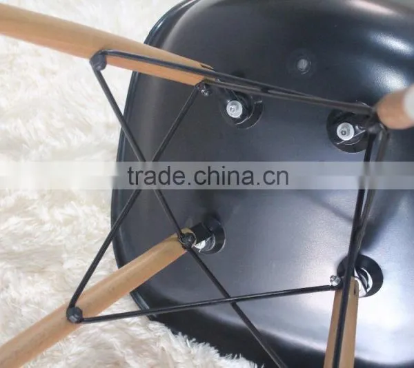 ABS Seat Wooden Leg Living Room Furniture DSW Dining Chair photo-5