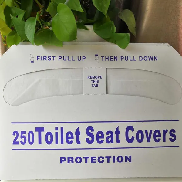 Factory Flushable Toilet Seat Covers Paper Toilet Seat Cover Paper Half Fold Disposable Toilet Seat Covers Paper 1/4 Fold Paper Toilet Seat Cover photo-3