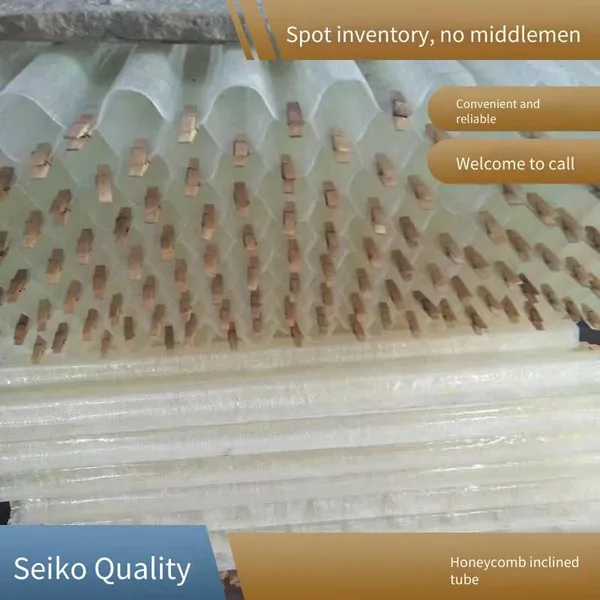 Installation Method of Inclined Tube Packing for Sand Removal in Sedimentation Tank, With a 50mm Aperture and 0.6mm Thickness Hexagonal Honeycomb Inclined Plate photo-4