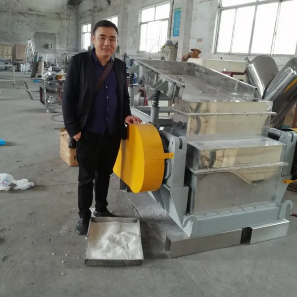 Industrial Rock Salt Roller Crusher Crushing Pulverizing Grinding Machine photo-4