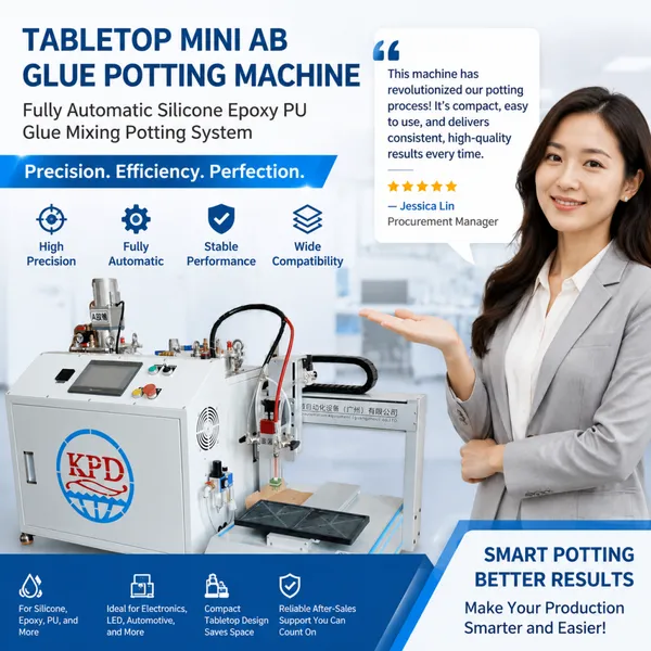 Two Component Epoxy Resin AB Glue Quantitative Glue Filling Metering Pump Precise Deployment Than Dispensing Gluing Machine photo-4