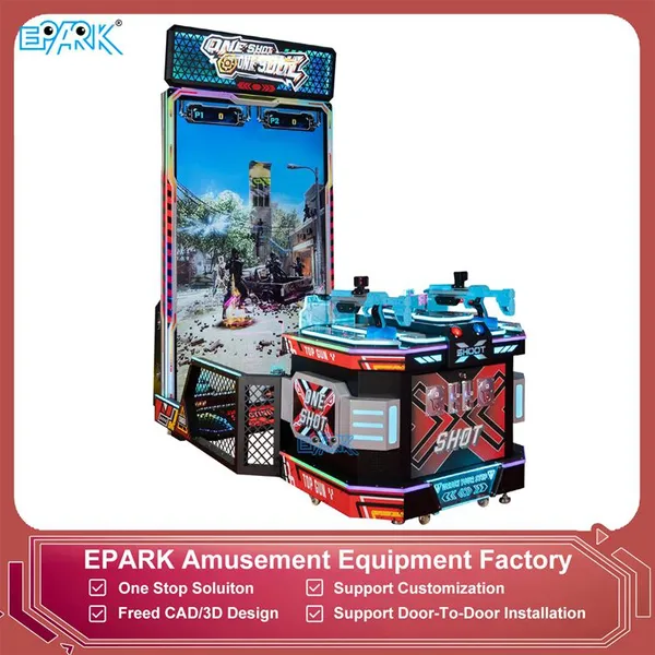 Shooting Arcade Game Machine 2 Player Interactive Gun Shooting Game for Family Entertainment Center Arcade Equipment Supplier photo-5