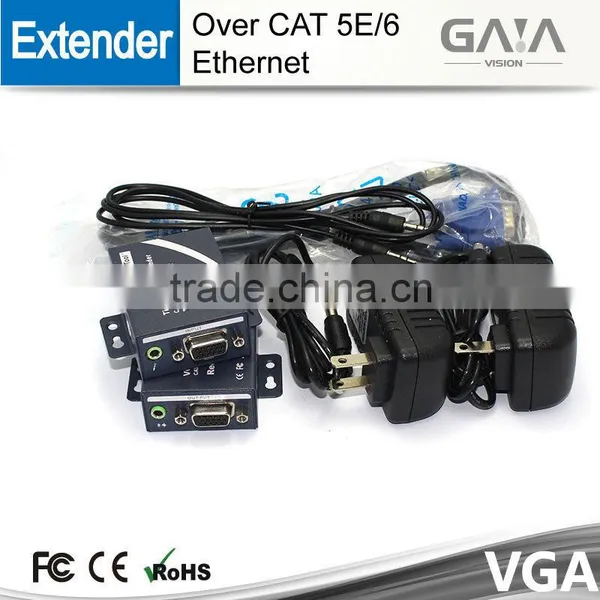 100m VGA Extender With Audio Over CAT 5E/6 Ethernet - Gaia Vision photo-4