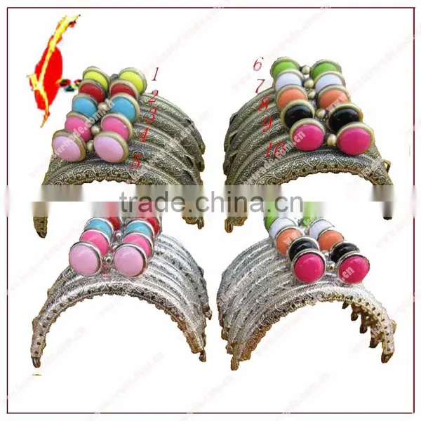 Color Pancake Half-circle Kiss Lock Sewin Purse Frame 8.5/10.5/12.5/16/20cm photo-3