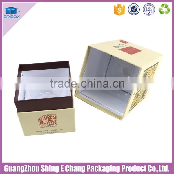 Hot Sale Thick Paper Packing Box Gift Boxes for Wine Bottles , Cardboard Wine Box photo-4