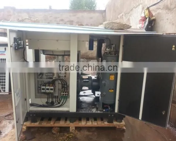 ACpower 45KW 60HP 8bar 8.0m3/min Variable Frequency Screw Air Compressor Belt Drive photo-4