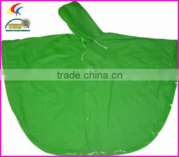 Long Pvc Rain Poncho