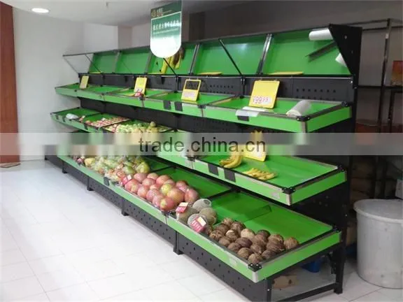 Supermarket Metal Fruit and Vegetable Display Shelf photo-2