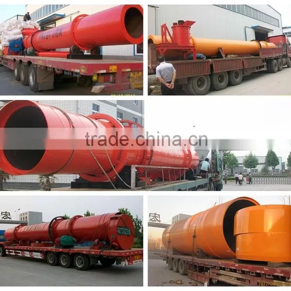 Wood Sawdust Rotary Drum Dryer for Sale //Henan Hongji Export to EU photo-4