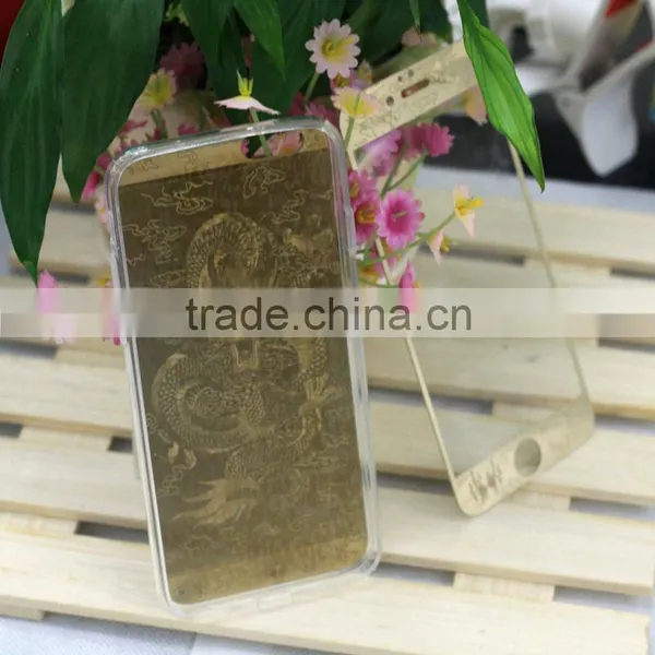 Dragon Stylish Tempered Glass for 6G 6plus 4.7" 5.5" Gold Silver photo-6