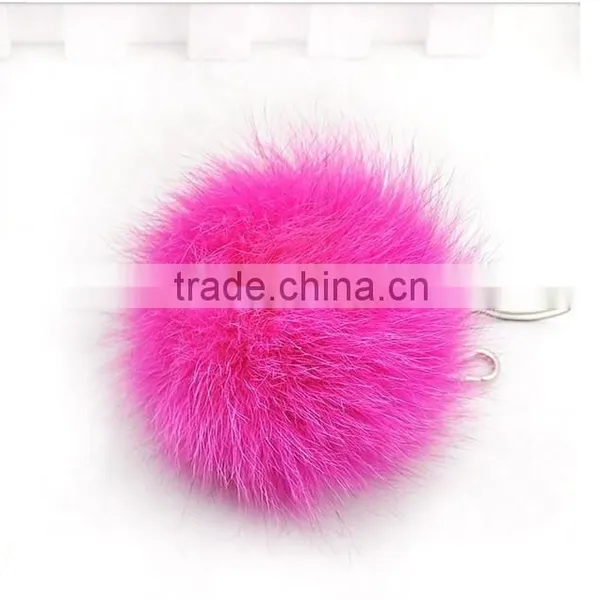 Natural Genuine Fox Fur Pom Poms /balls for Decoration photo-3