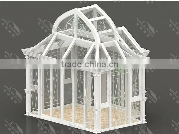 High Quality Balcony Aluminum Glasshouse Design for Villas photo-2