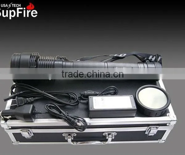 2014 Best Selling Rechargeable 35w High Power 4500lm HID Flashlight/ Torch With CE photo-3