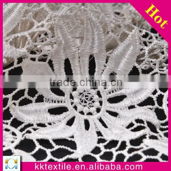 Latest Curtain Designs 2015 Polyester Lace Fabric