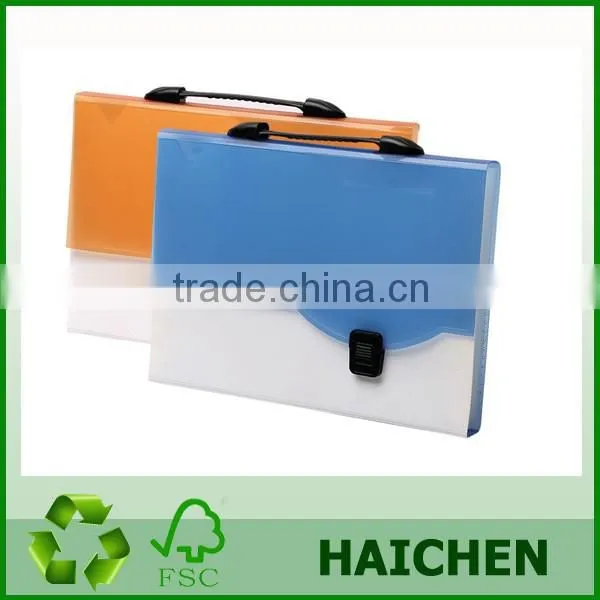 Expanding File Folder With Handle and Insert Button 12 Pockets ,Cord Closure photo-2