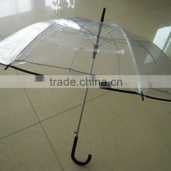 2014 NEW Black Bag Edge PVC Umbrella-apollo Style