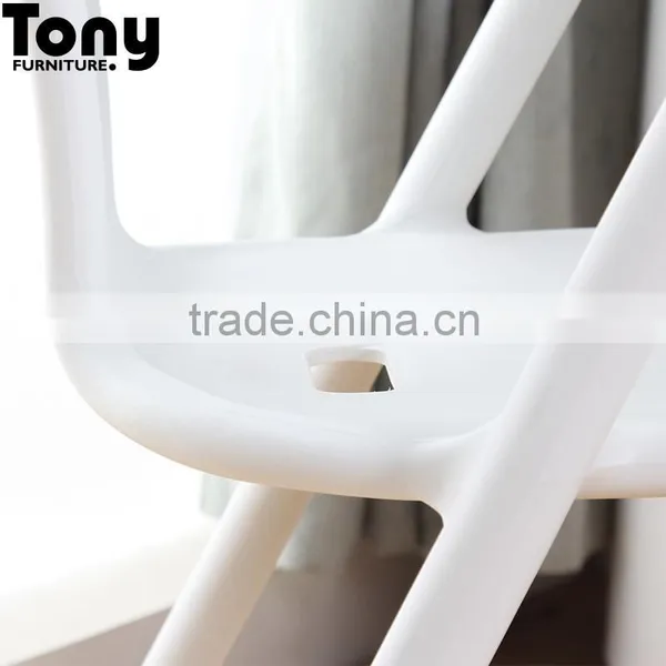 Classic Living Room Furniture White Plastic Chair photo-5