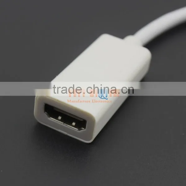 High Quality Thunderbolt Mini DisplayPort Display Port DP to HDMI Adapter Cable For Apple Mac Macbook Pro Air photo-2