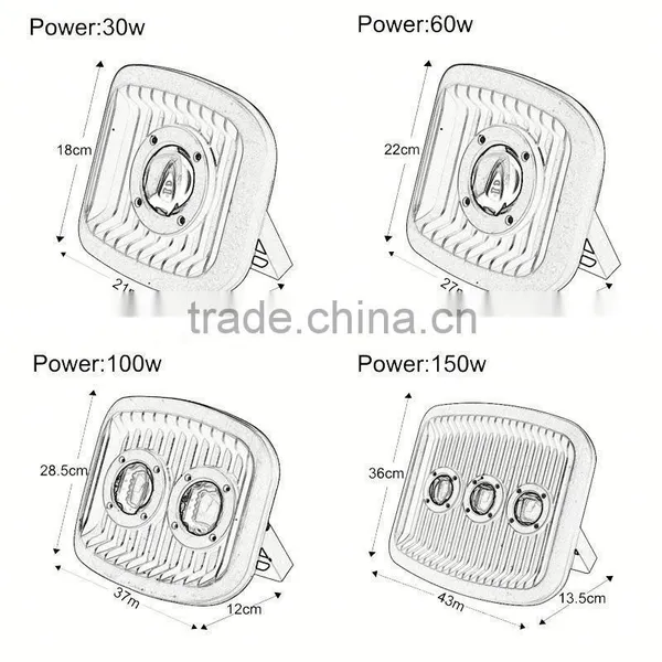 Outdoor Ip67 Waterproof 100w Long Lifespan Led Flood Light photo-2