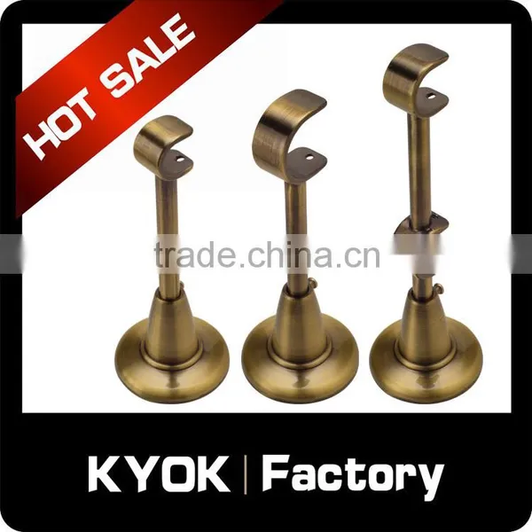 KYOK Cheap Curtain Rod Wall Brackets ,double Curtain Rod Bracket photo-6
