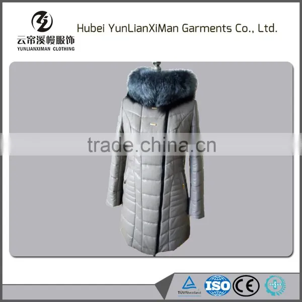 OEM Coat Service Women's Heavy Padded Coat With Fur Hood