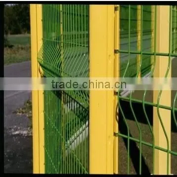 Blue Color PVC Coated Triangle Bending Guardrail Net in 2016 photo-3