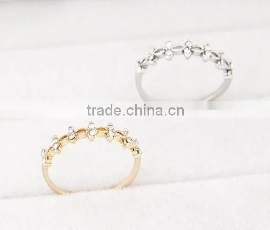 Korean Fashion Sweet OL Personality Ring With Pure and Fresh Flowers photo-3