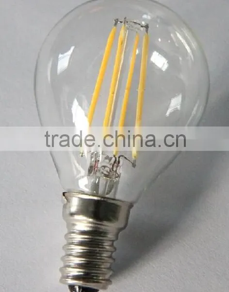 120V E26 S14 Led Filament Bulb Mini Globe 2W photo-2