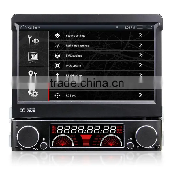 Winmark 7 Inch One Din Car DVD Player With Touch Screen Android 4.4 Quad Core Wifi 3G GPS Bluetooth Digital TV Port Universal