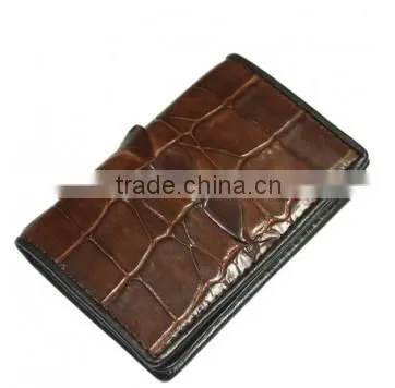 Crocodile Leather Card Clip Wallet SCRCW-013 photo-2