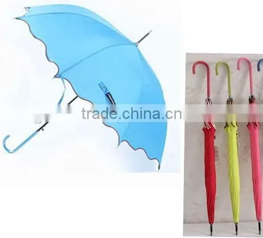 Electroplated Frame New Design Leaf Sharp Umbrella photo-3