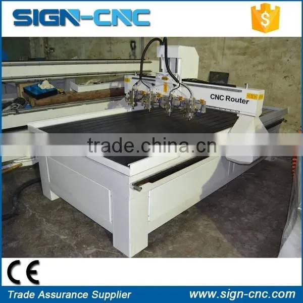 Multi Spindle 3D CNC Router/ 4 Axis Multi Head CNC Router Machine photo-4