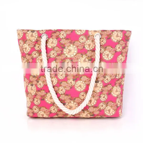 New Design Wholesale Canvas Beach Bag 2016 Tote Bag photo-2