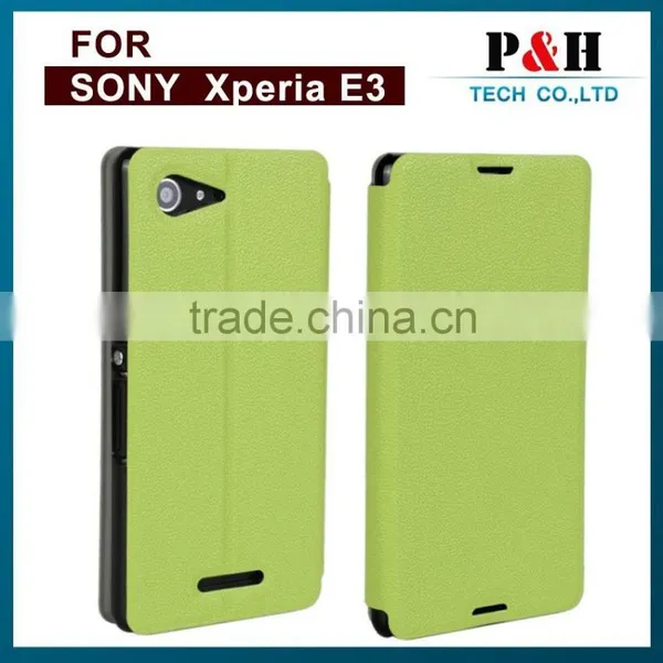 2015 Express Mobile Phone Wallet Flip Cover Case for Sony Xperia e3 photo-2