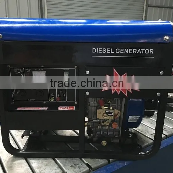 China Electric Supplies Dynamo Power Generator Diesel 5kw