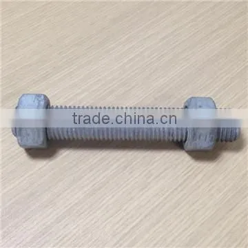 Stud Bolts With Hex Nut Hot Dip Galvanised photo-2