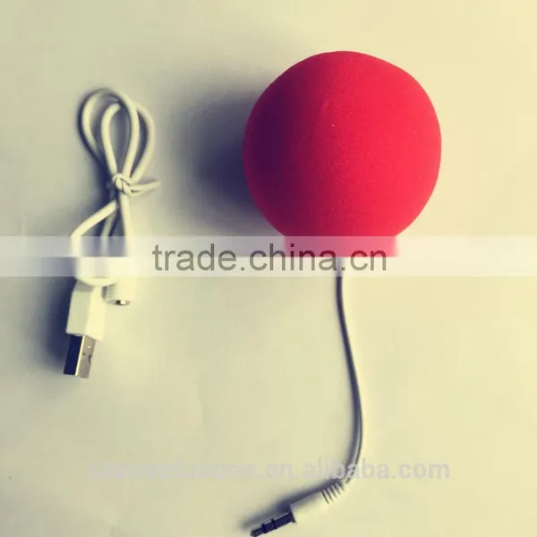 Mini Portable Speaker Ballon Speaker for IPhone/Samsung With Soft Sponge photo-3
