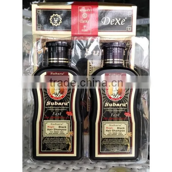 Subaru Black Hair Color Change Shampoo 5 Minute Darkening Shampoo photo-2