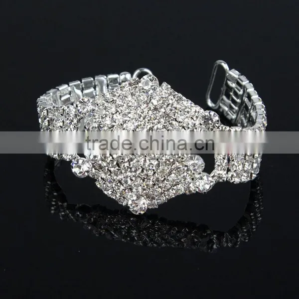 High Quality Sexy Crystal Rhinestone Bikini Connectors For Swimwear 14*3.6cm photo-2