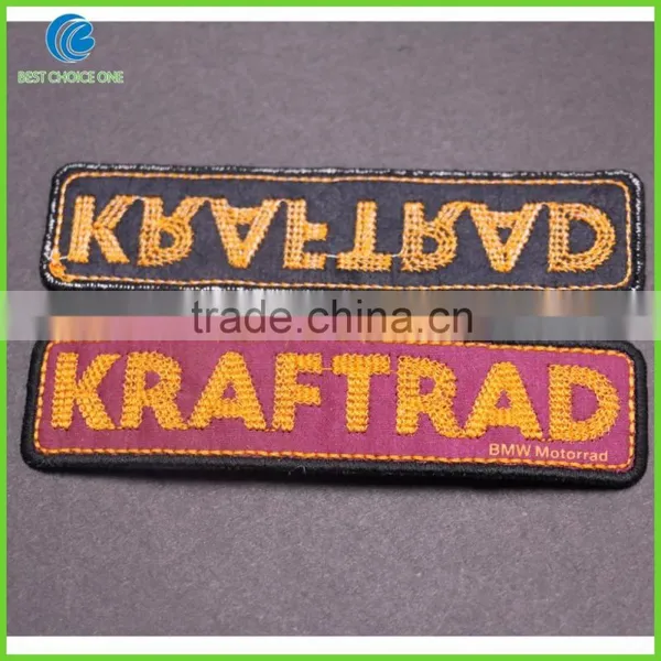 Wholesale Cheap Fashion Woven Embroidered Patches And Badges/Custom Embroidery Patch photo-3