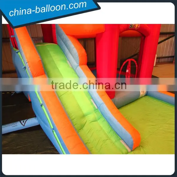 Happy Inflatable Bouncer Combo,giant Inflatable Bouncer Slide With Pool for Kids Supplier's Choice photo-3