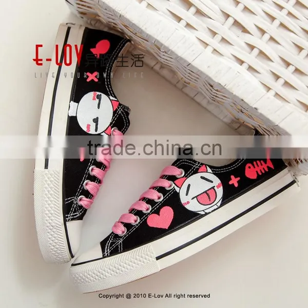 NO.D020HHot Sales High Quality Ladies Canvas Shoes Quality Choice photo-2