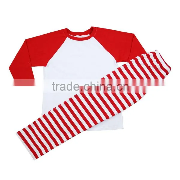 Wholesale 2016 Cotton Christmas Pajamas Kids Pajamas Pajamas Matching Family Dad Mom Adults Red White Strip Pajamas photo-3