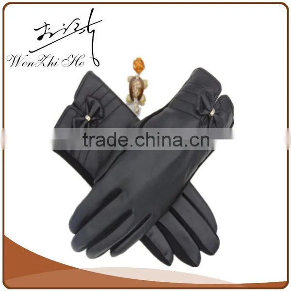 Handmade PU Coated Cotton Glove For Motobike photo-5