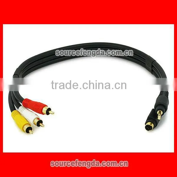 High Quality A/V Cable Gold Plated / S-Video RCA Cable photo-5