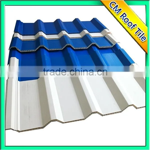 Wave Hollow Cheap Plastic Roof Tiles Cost