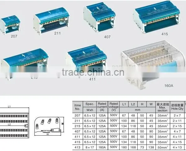 4 Bars 2 Bars Terminal Block