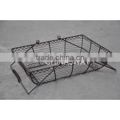 Household Goods Galvanized Wholesale Wire Hanging Basket Vegetables photo-3